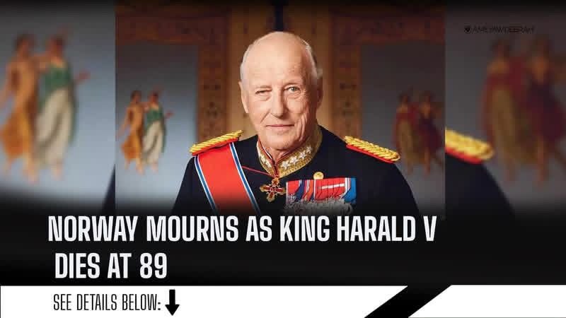 Norway is in deep mourning following the death of King Harald V, who passed away at the age of 89. Norway is in deep mourning following the death of King Harald V, who passed away at the age of 89.